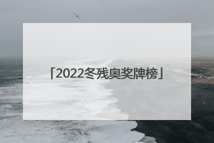 「2022冬残奥奖牌榜」2022冬残奥会奖牌榜韩国